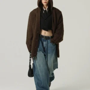 MASONPRINCE Edith Knit Hooded Cardigan